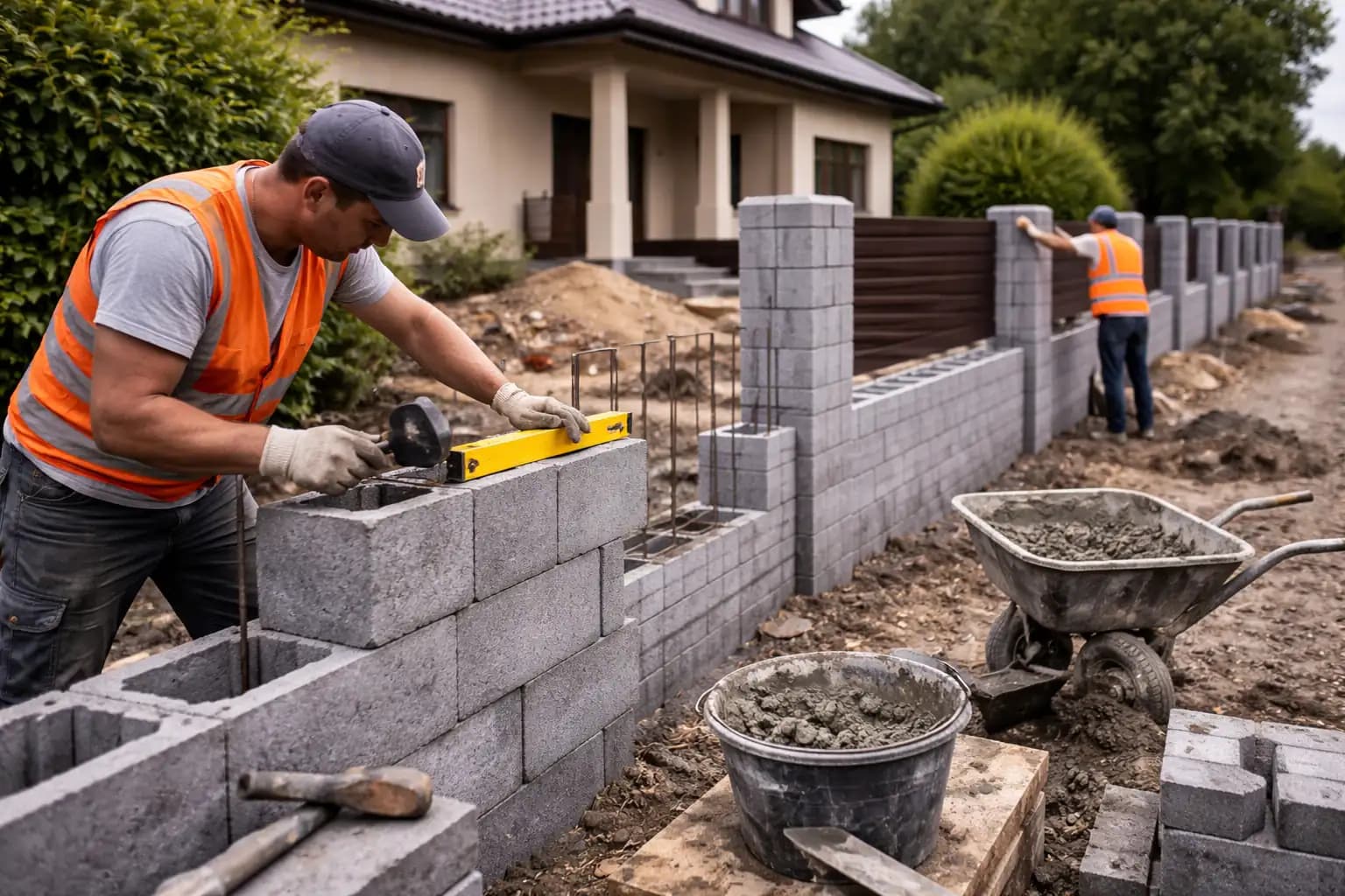 Kerítés készítés - referencia kép