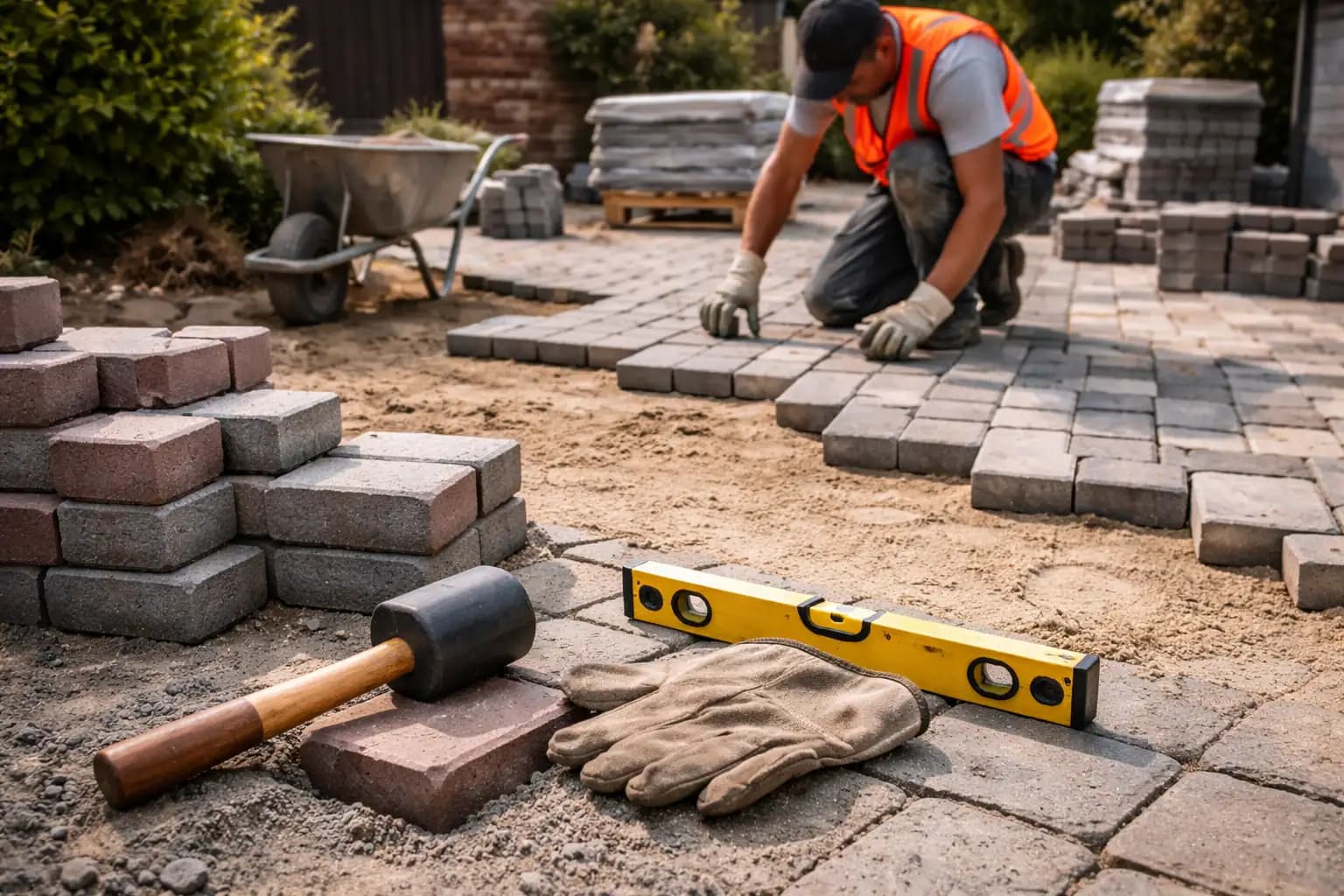 Térkő készítés - referencia kép