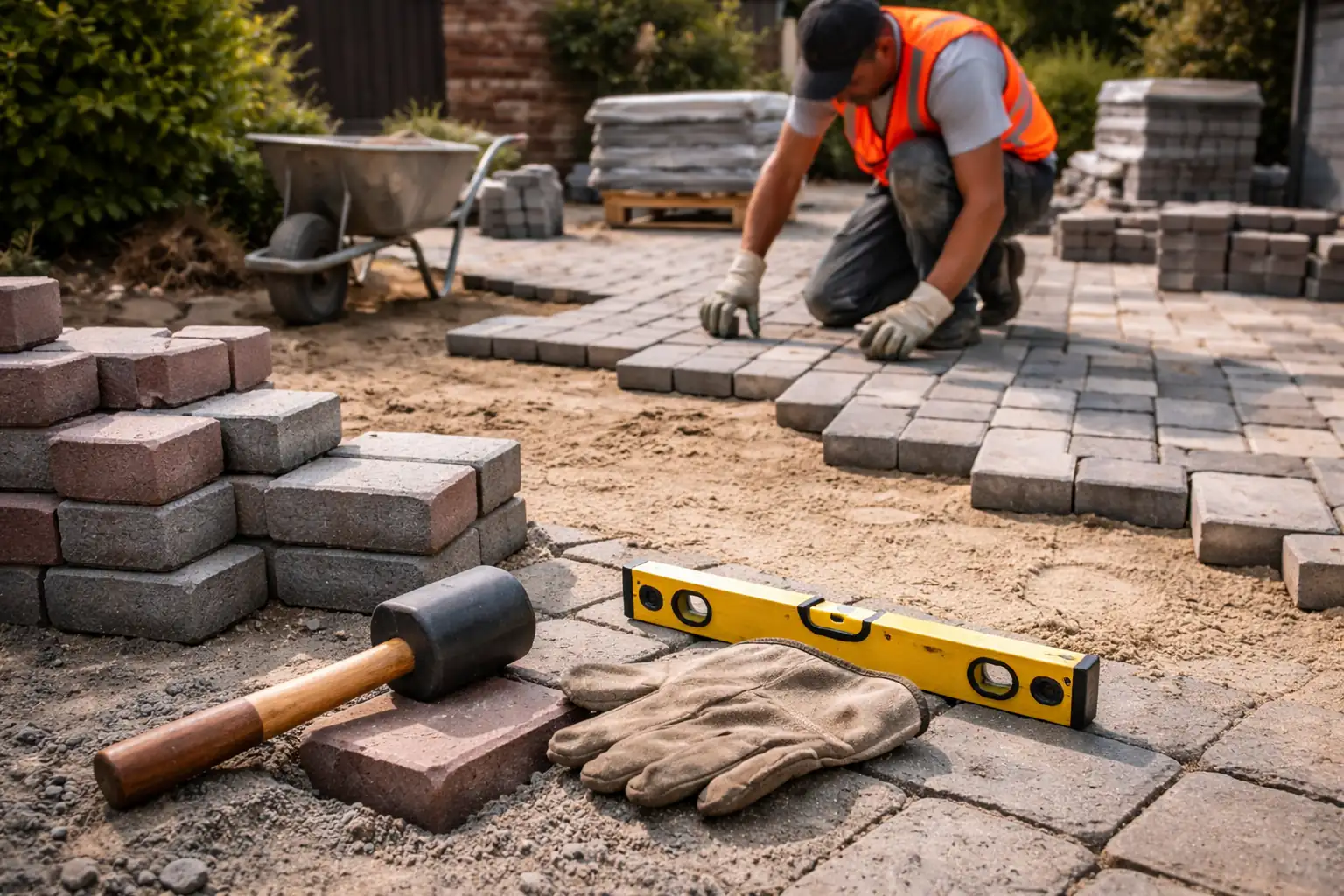 Térkő készítés és külső burkolás